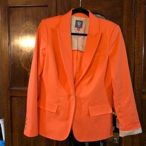 Vince Camuto Orange Professional Blazer